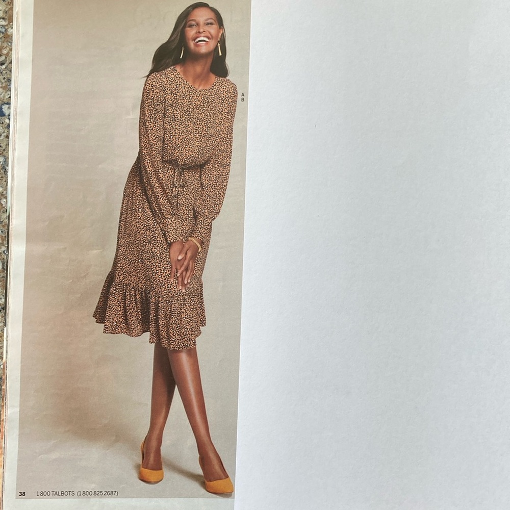NWT Leopard print fit and flare dress